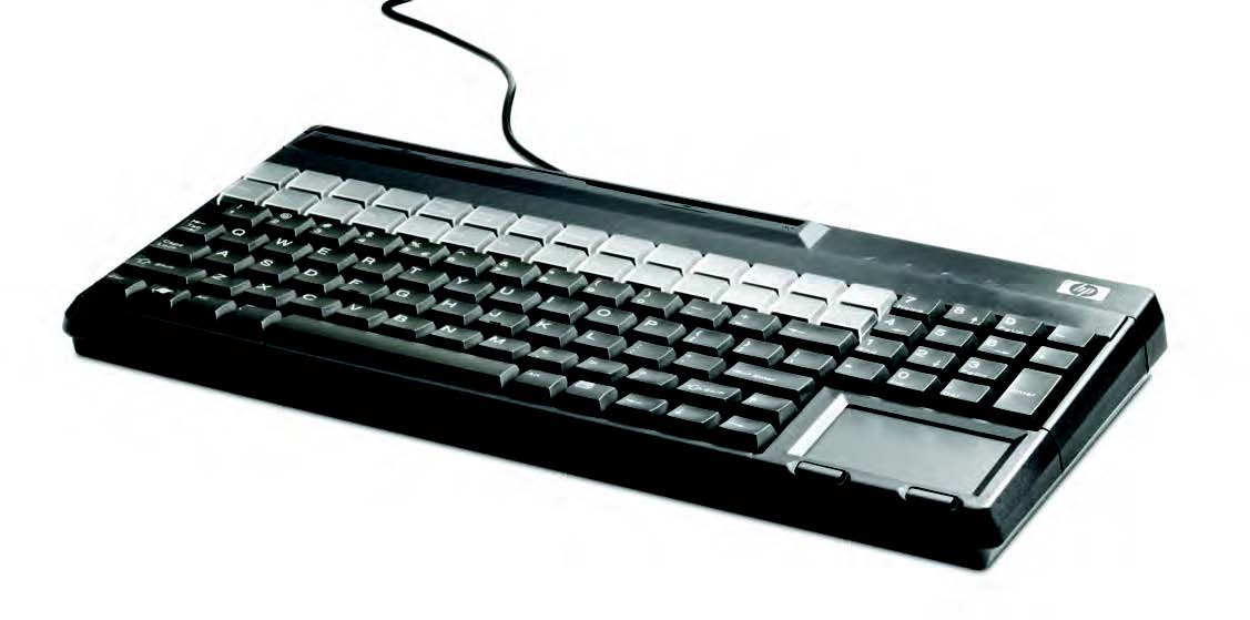HP POS keyboard and MSR